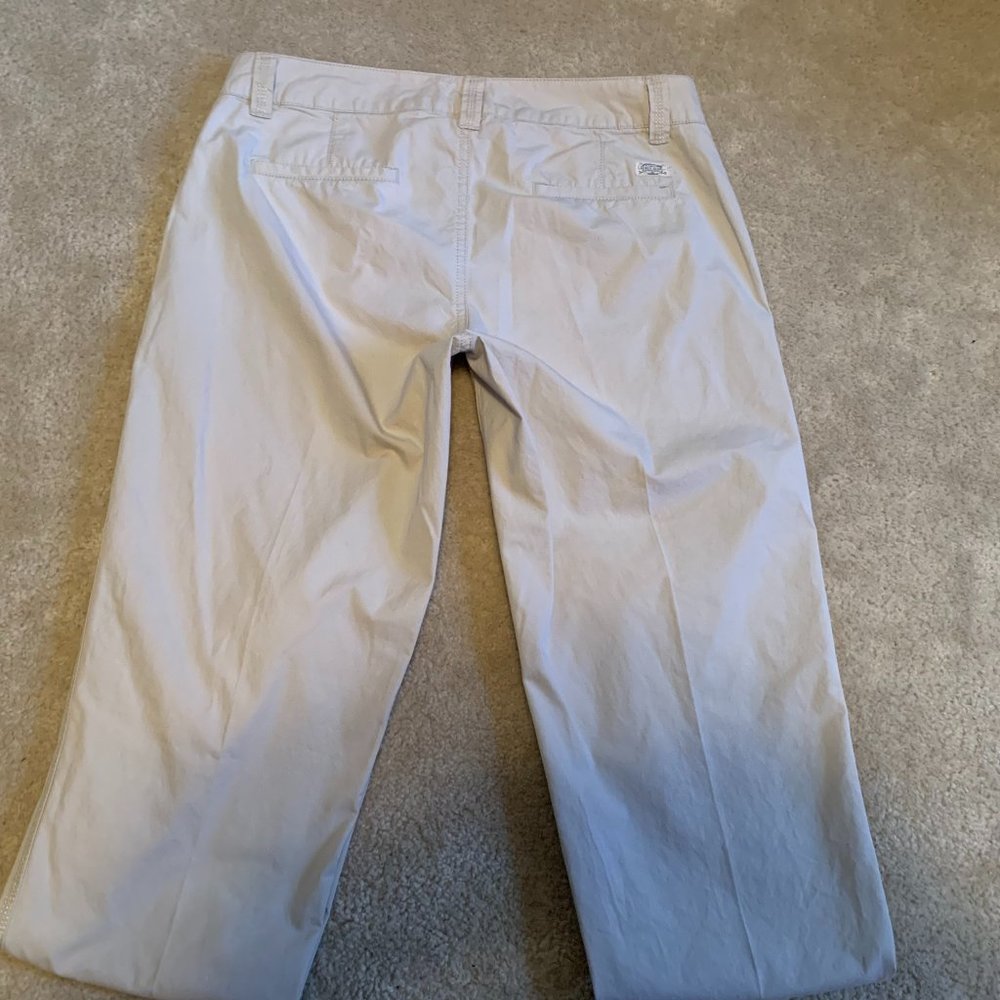 LRL Lauren Jeans Co. Ralph Lauren 100% Cotton Stone Khakis Size 2 - Picture 2 of 10